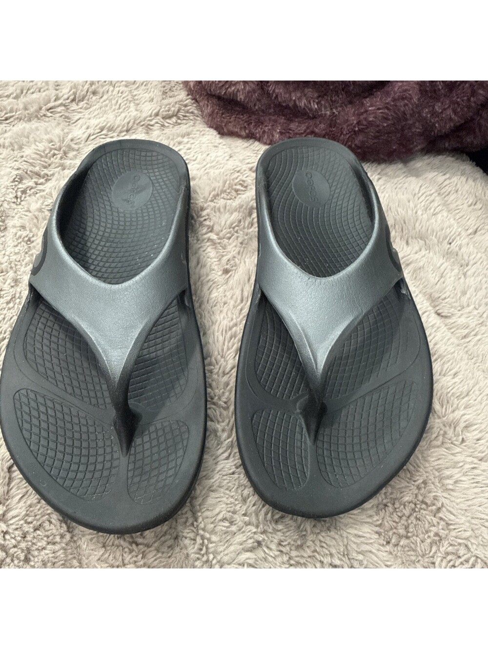 OOFOS OOriginal Sport Sandal, Graphite - Men’s Size 11-13, Excellent Condition